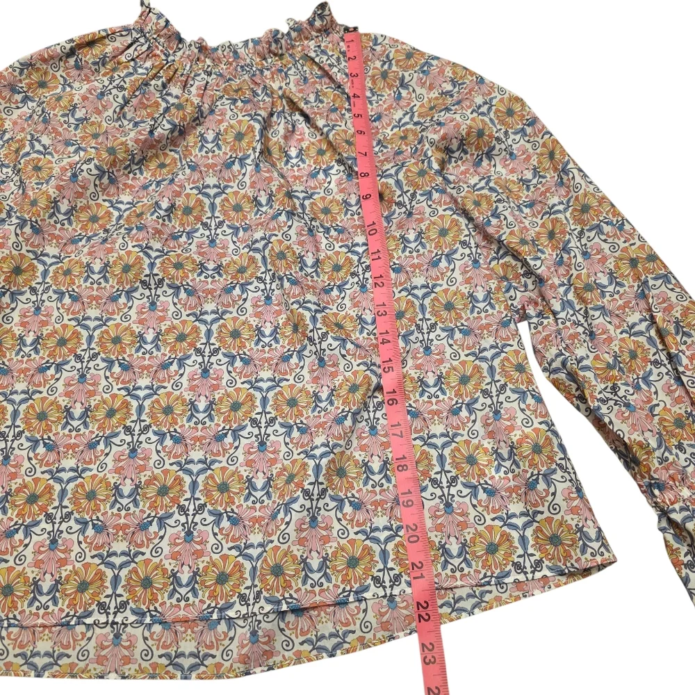 J. Crew Floral Print Women's Blouse Size S Nwt